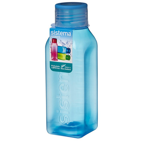 Kulacs Sistema Square 475ml kék
