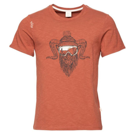 Chillaz Rock Hero Winter férfi póló barna brick