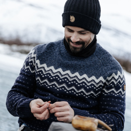 Fjällräven Övik Knit Sweater M férfi pulóver