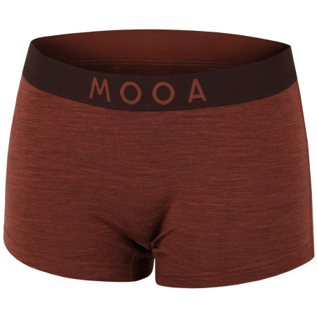 MOOA MerinoSilk 160 női boxer narancs cinnamon melange