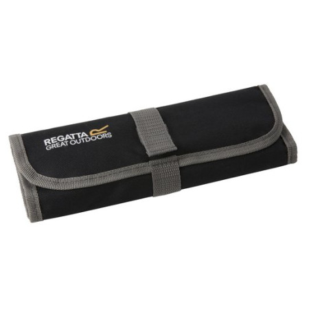 Evőeszköz készlet Regatta 4Prsn Cutlery Set fekete/szürke