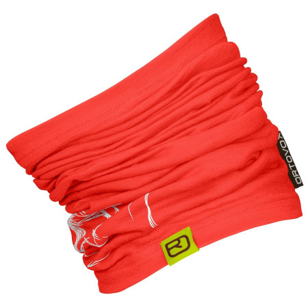 Multifunkciós sál Ortovox 120 Tec Logo Neckwarmer piros