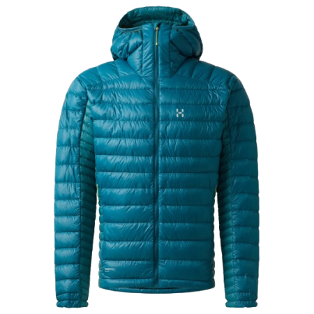 Haglöfs L.I.M Down Hood II férfi dzseki világoskék Deep Teal/Mountain Teal