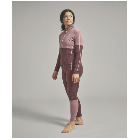 Ortovox 185 Rock'N'Wool Zip Neck női funkcionális pulóver