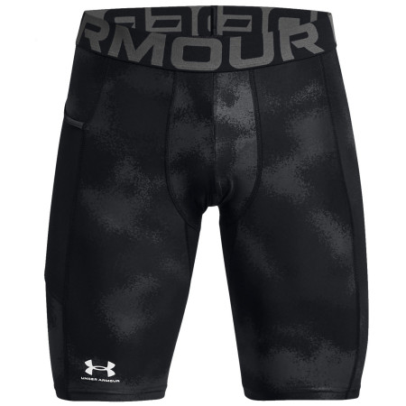 Under Armour HG Armour Printed Lg Sts férfi funkcionális aláöltözet fekete/szürke Black/White