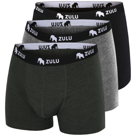 Zulu Merino 160 4in 3-pack férfi boxer