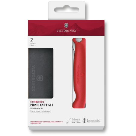 Victorinox Picnic knife set piknik készlet piros red