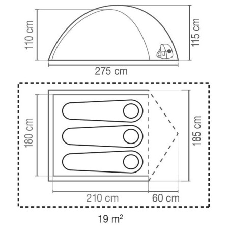 Coleman Darwin Summer 3 túrasátor