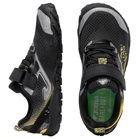 Joma Tundra V Junior Boy Black gyerek barefoot cipő