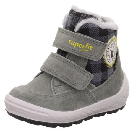 Superfit Groovy 2.0 Grün/Grau gyerek téli cipő szürke Grün/Grau