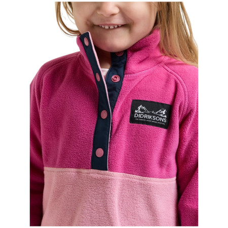 Didriksons Monte Kids Half Bu 6 Cactus Pink gyerek pulóver