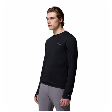 Columbia Tech Trail™ Utility Warm Ls Crew férfi funkcionális póló fekete Black