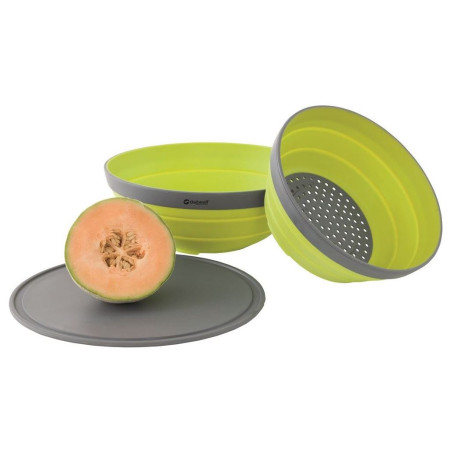 Outwell Collaps Bowl & Colander Set tál és szűrő szett sárga