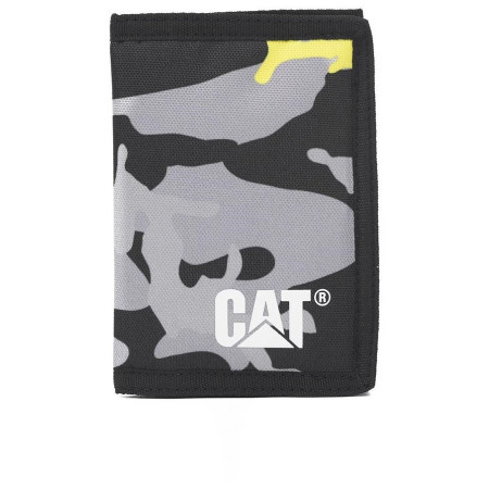 Caterpillar Millennial Classic Riley pénztárca szürke/fekete Camo Black/Grey/Yellow