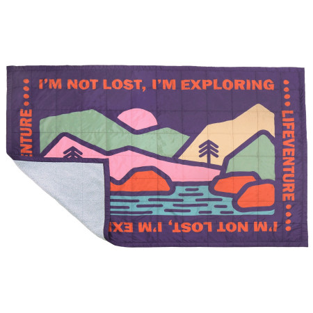 LifeVenture Sundown Berber Lined Blanket pléd