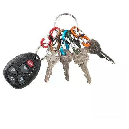 Nite Ize KeyRing Locker Aluminum 5 S-Biner kulcstartó
