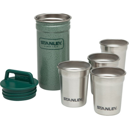 Stanley 4 feles pohár zöld tartóban szett zöld