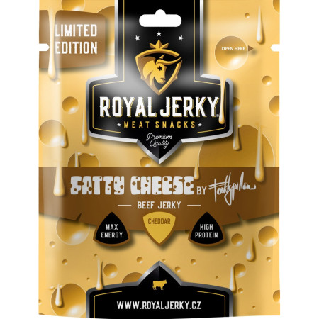 Royal Jerky Beef Fatty Cheese 22g száritott hús