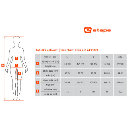 Etape Livia 2.0 női biciklis nadrág