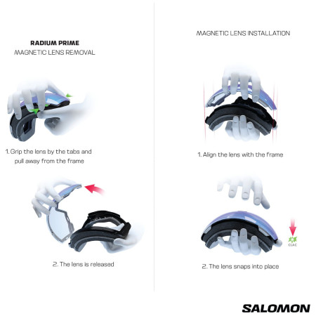 Salomon Radium Prime Sigmaphoto +1Lens síszemüveg