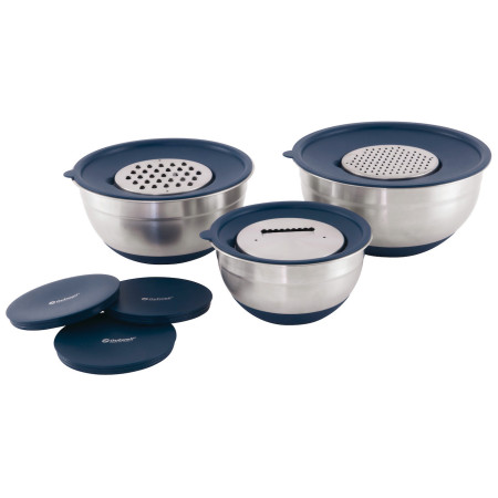 Outwell Chef Bowl Set Lids & Graters tálkészlet