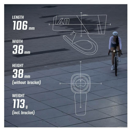 Sigma Aura 40 első lámpa