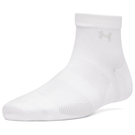 Under Armour UA Women's Vanish 3pk Qtr női zokni fehér White / White / Halo Gray
