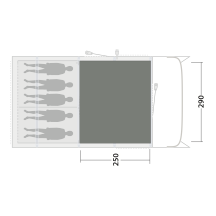 Outwell Cozy Carpet Colorado 5 Air sátorszőnyeg