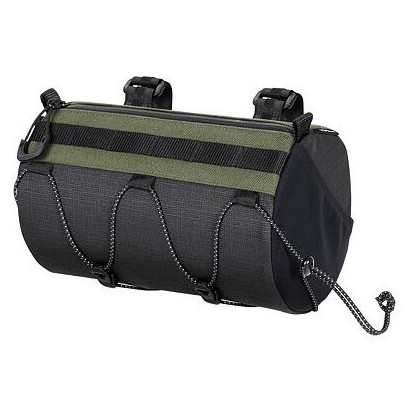 Topeak Tubular BarBag kormánytáska fekete/zöld zelená