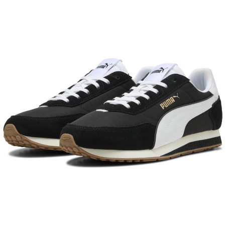 Puma St Miler Rise férficipő fekete/fehér PUMA Black-PUMA White-Gum