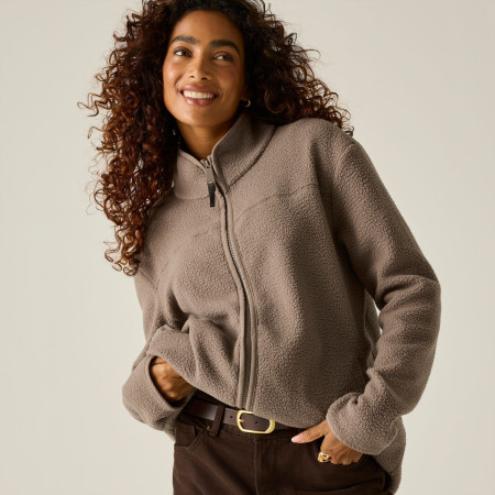 Regatta Womens Frankie Borg Full Zip női pulóver