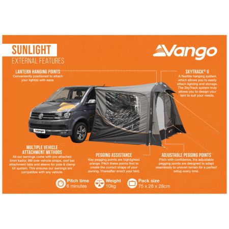 Vango Sunlight 240 sátor lakókocsihoz