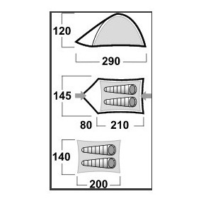 Husky Bizam 2 Army sátor