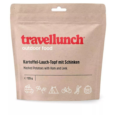 Travellunch Burgonyapüré sonkával és póréhagymával 125 g szárított étel