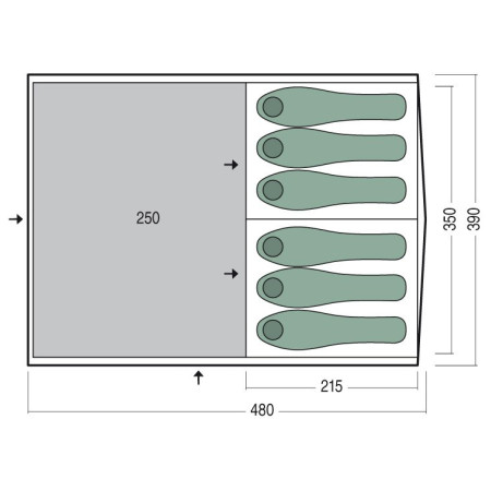 Sátor Pinguin Interval 6