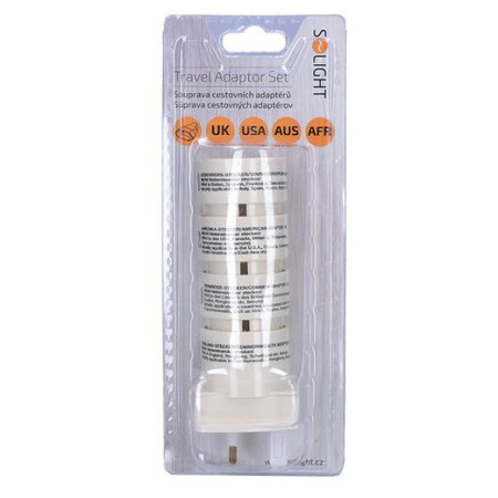 Solight cserélhető dugal- utazó szett adapter