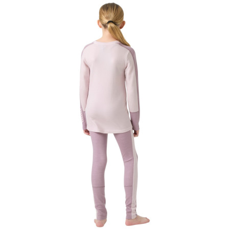 Helly Hansen Jr Lifa Merino Midweight Set Purple Clay gyerek funkcionális szett