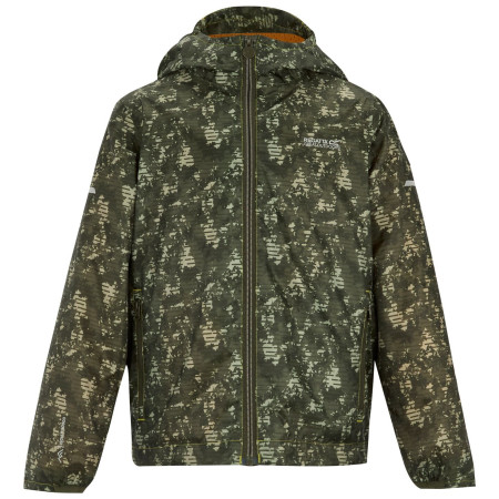 Regatta Printed Lever II LiSagLinCamo gyerek dzseki sötétzöld LiSagLinCamo