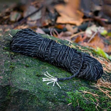 Lifesystems Paracord 550lb, 7-core, Reflective kötél