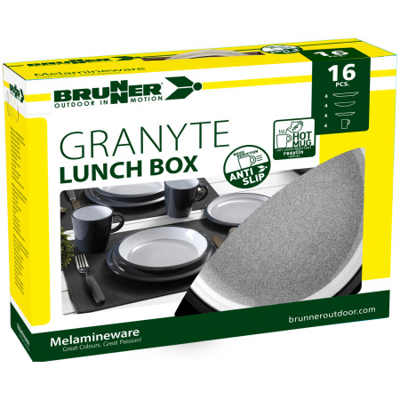 Brunner Lunch Box Granyte étkészlet