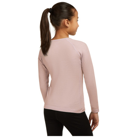Icebreaker K 200 Oasis LS Crewe Pink Quartz gyerek funkcionális felső