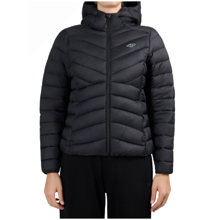 4F Down Jacket F0924 női télikabát fekete Deep Black