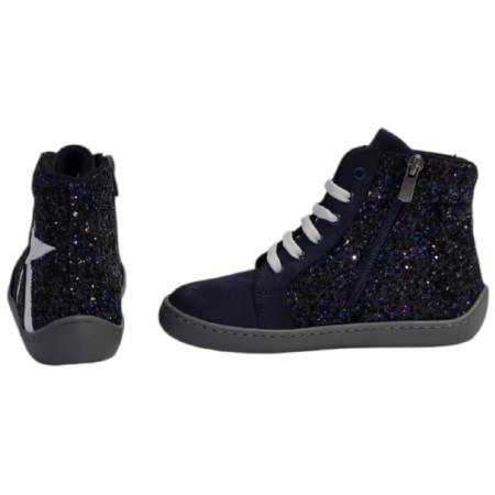 beBare 3485SA Navy gyerek barefoot cipő