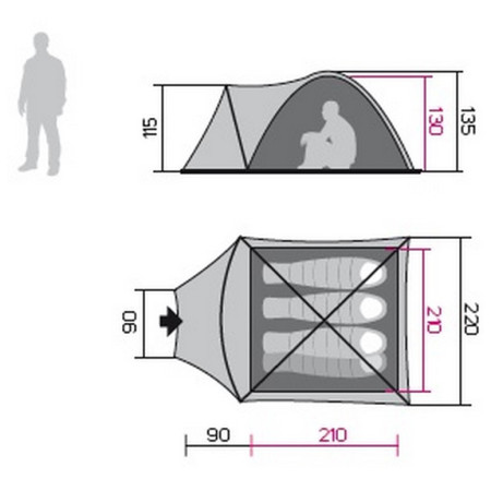 Hannah Hover 4 sátor