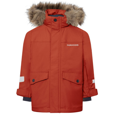 Didriksons Bjärven Kids Parka 5 Rust gyerek télikabát narancs Rust