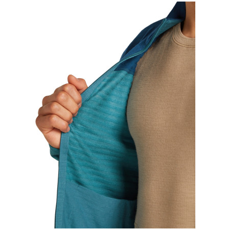 Icebreaker Men Merino Blend 300 RealFleece™ Descender LS Zip férfi funkcionális pulóver