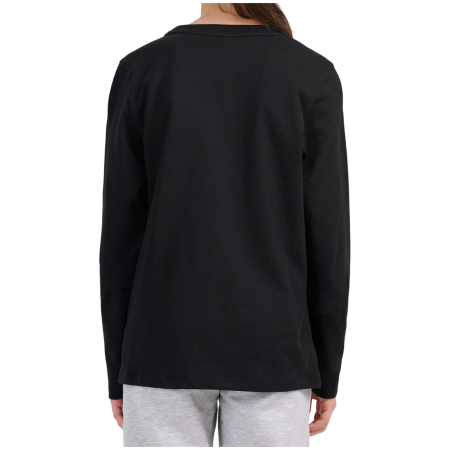 4F Longsleeve F654 Deep Black gyerek póló
