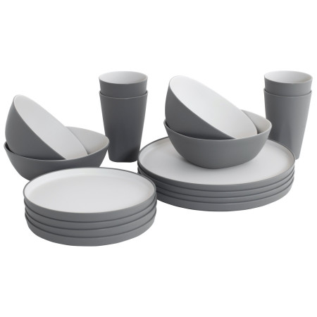 Outwell Gala 4 Person Dinner Set edénykészlet szürke