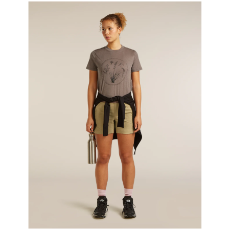Icebreaker Merino 150 Tech Lite SS Crop Tee Seed Story női póló