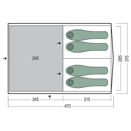 Sátor Pinguin Interval 4